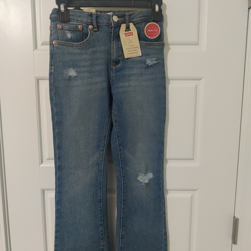 Girl's Levi's 726 Flare Sixe 12 Regular NWT MSRP 44